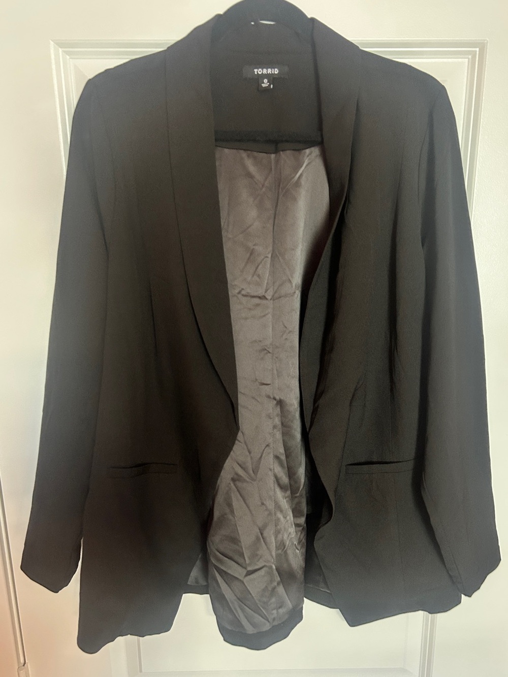 torrid Black Open Front Jacket